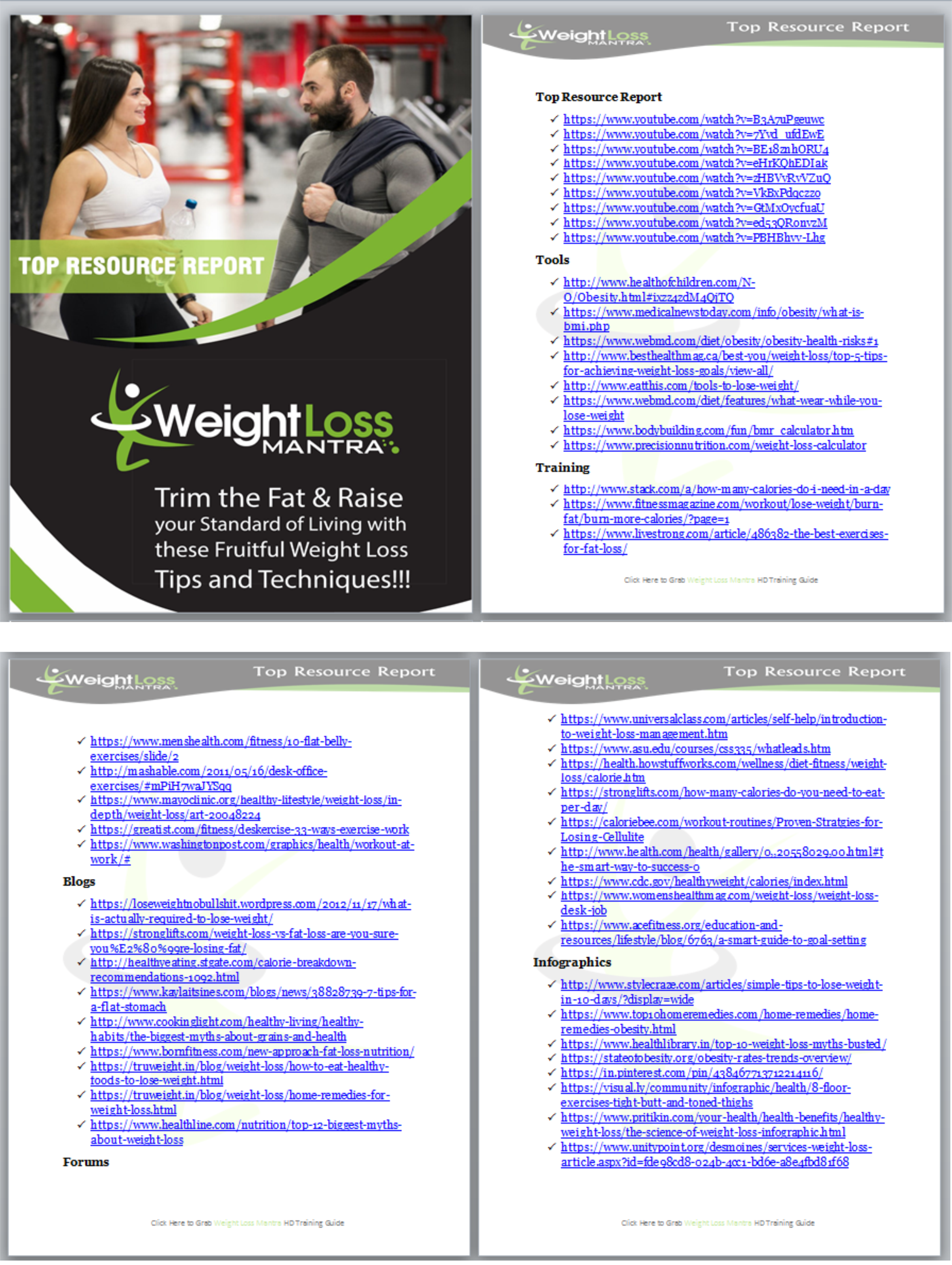 Screenshot Top Resource Report